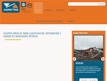 Tablet Screenshot of agreteq.com